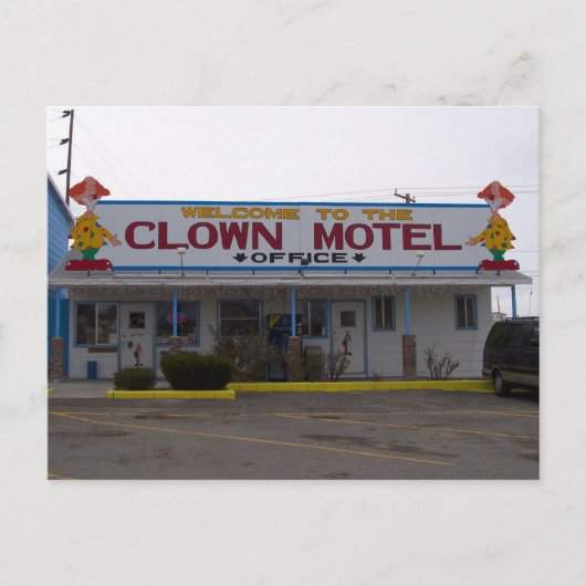 Carte Postale Motel de clown (Devant)