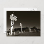 Carte Postale Motel déserté (Devant / Derrière)