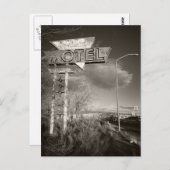 Carte Postale Motel Retro (Devant / Derrière)