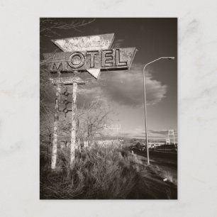 Carte Postale Motel Retro
