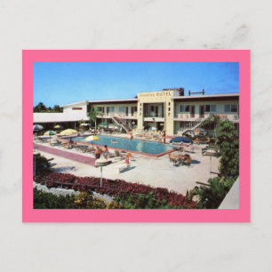 Carte Postale Motel Vagabond, Miami, Floride