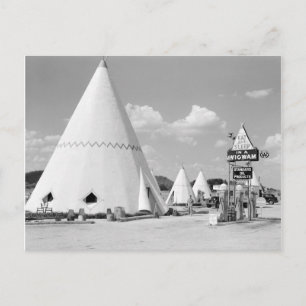 Carte Postale Motel Wigwam, 1940
