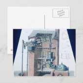 Carte Postale Moteur à vapeur atmosphérique (Devant / Derrière)