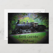 Carte Postale Moteur De Train Retraité De Seattle (Devant / Derrière)