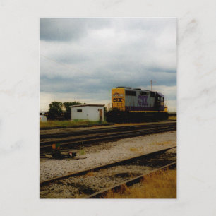 Carte Postale Moteur de triage diesel CSX Railroad Toledo, OH