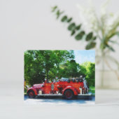 Carte Postale Moteur d'incendie (Debout devant)