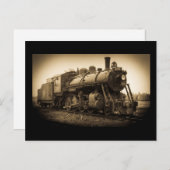 Carte Postale Moteur ferroviaire national canadien 2128 (Devant / Derrière)