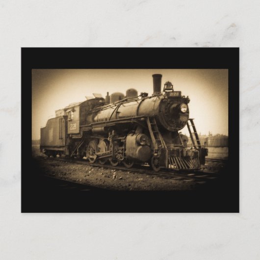 Carte Postale Moteur ferroviaire national canadien 2128 (Devant)