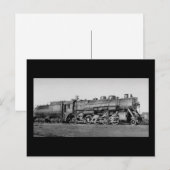 Carte Postale Moteur ferroviaire national canadien 3528 (Devant / Derrière)