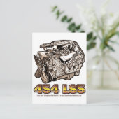Carte Postale Moteur LS5 454 (Debout devant)