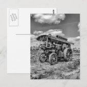 Carte Postale Moteur Showmans "Lord Nelson" Noir et blanc (Devant / Derrière)