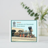 Carte Postale Moteur V&T Railroad Inyo (Debout devant)