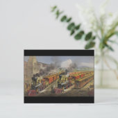 Carte Postale Moteurs à vapeur (Debout devant)