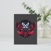 Carte Postale Moth cosmique - Art Folklore Mothman (Debout devant)
