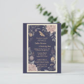 Carte postale Moth, Rose et chardon (Debout devant)