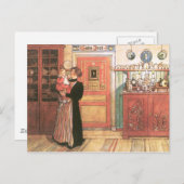 Carte Postale Mother and Baby in the Kitchen (Devant / Derrière)