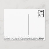 Carte postale Mothman (Dos)