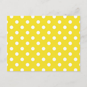 Carte Postale Motif à pois