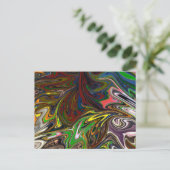 Carte Postale motif abstrait cool (Debout devant)