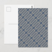 Carte Postale Motif Abstrait géométrique 3 (Devant / Derrière)