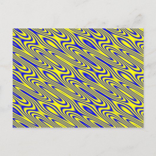 Carte postale Motif Abstrait Lapis Lazuli (Devant)