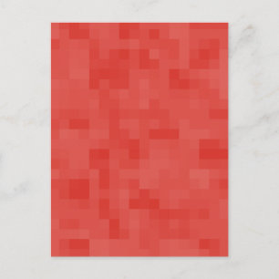 Carte Postale Motif Abstrait rouge.
