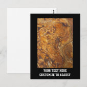 Carte Postale Motif abstrait Sandstone (Devant / Derrière)