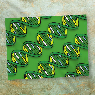 Carte Postale Motif ADN Science Médicale