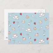 Carte Postale motif "Afternoon Tea" (Devant / Derrière)