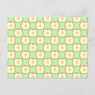 Carte Postale Motif Apple.