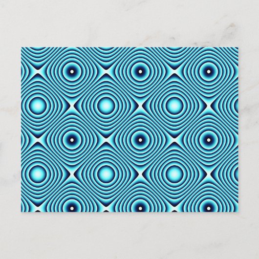 Carte Postale Motif Aqua Rings (Devant)