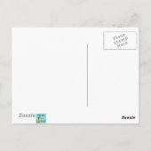 Carte postale Motif Arlequin Retro (Dos)