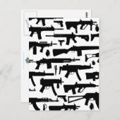 Carte Postale Motif armes (Devant / Derrière)