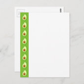 Carte Postale Motif Avocado personnalisé (Devant / Derrière)