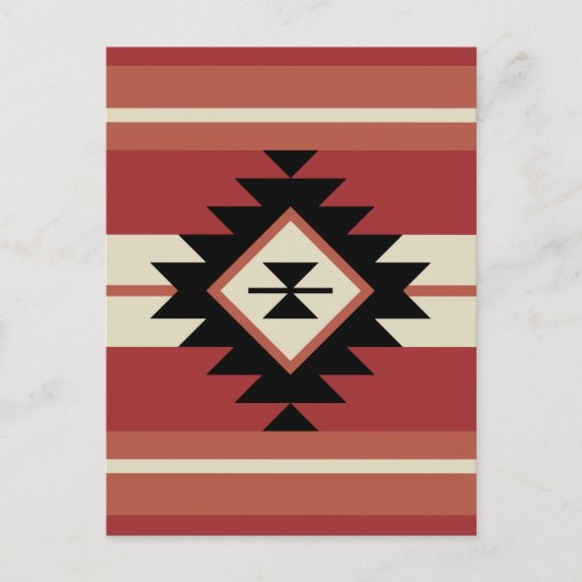 Carte Postale Motif Aztec (Devant)
