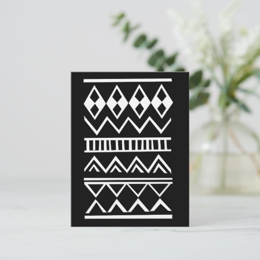 Carte Postale Motif Aztec (Debout devant)