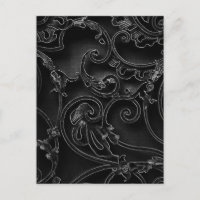 Motif baroque gothique noir