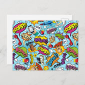 CARTE POSTALE MOTIF BD (Devant / Derrière)