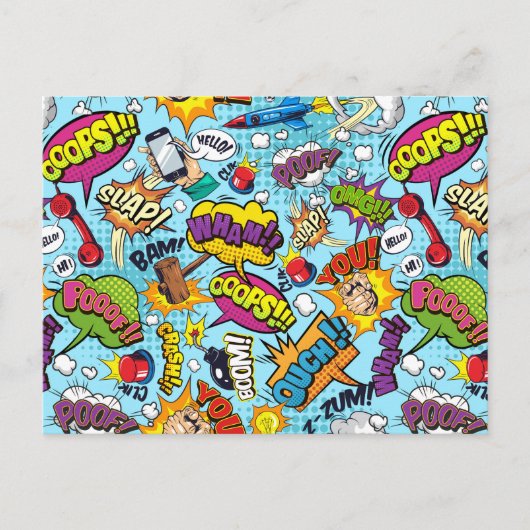 CARTE POSTALE MOTIF BD (Devant)