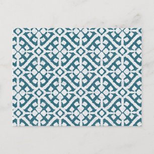 Carte Postale Motif bleu Amadora