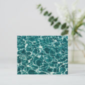 Carte Postale Motif Blue Water (Debout devant)