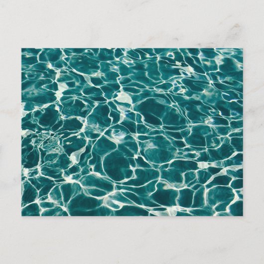 Carte Postale Motif Blue Water (Devant)