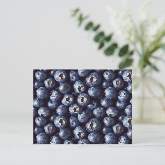 Carte Postale Motif Blueberry (Debout devant)