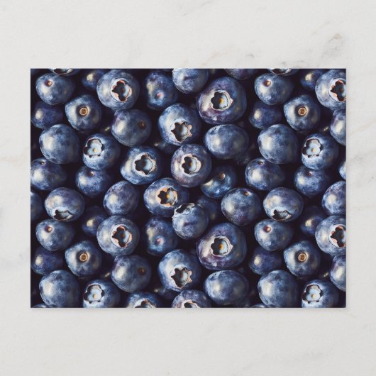 Carte Postale Motif Blueberry (Devant)