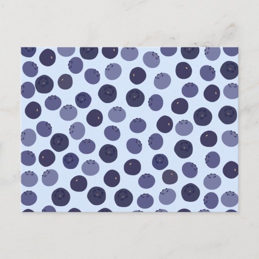 Carte Postale Motif Blueberry (Devant)