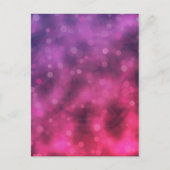 Carte Postale Motif Bokeh rose et violet (Devant)