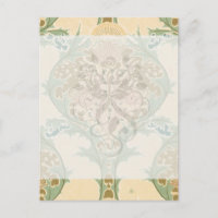 motif botanique fleuri Art nouveau
