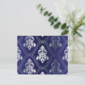 Carte Postale Motif Brocade (Debout devant)