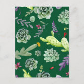 Carte Postale Motif Cactus 3 (Devant)