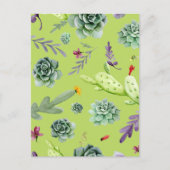 Carte Postale Motif Cactus 6 (Devant)